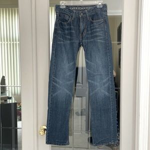 - American Eagle Men's Slim Straight Jeans, Size 28 x 32
